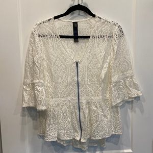 Chico’s Black Label Lace Top